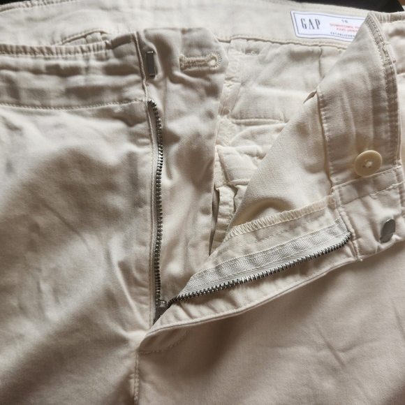 GAP Mid-Rise Downtown Khaki Pants Sz 16 Fall Back To School Teacher Work - Picture 14 of 16